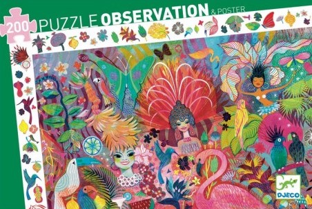 Puzzle d'observation Carnaval de Rio Djeco